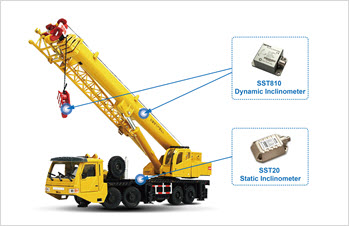 Application of SST20 and SST810 Inclination Sensor on Crane for Preventing Rollover Accidents